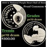 2022-w National Purple Heart Hall of Honor Proof M