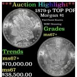 *Highlight* 1879-p Morgan Dollar TOP POP! $1 ms67+