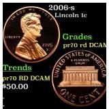 2006-s Proof Lincoln Cent 1c pr70 rd DCAM SEGS