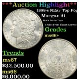 *Highlight* 1898-s Morgan Dollar NEar Top Pop! $1