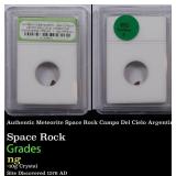 Authentic Meteorite Space Rock Campo Del Cielo Arg