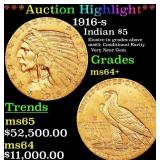 *Highlight* 1916-s Gold Indian Half Eagle $5 Choic