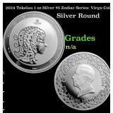 2024 Tokelau 1 oz Silver $5 Zodiac Series: Virgo C