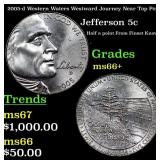 2005-d Western Waters Jefferson Nickel Westward Jo