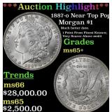 *Highlight* 1887-o Morgan Dollar Near Top Pop! $1