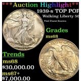 *Highlight* 1939-s Walking Liberty Half Dollar TOP