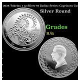 2024 Tokelau 1 oz Silver $5 Zodiac Series: Caprico