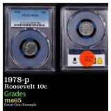 PCGS 1978-p Roosevelt Dime 10c ms65 PCGS