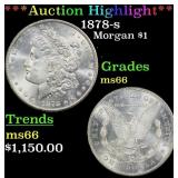 *Highlight* 1878-s Morgan Dollar $1 ms66 SEGS (fc)