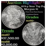 *Highlight* 1879-p Morgan Dollar Near Top Pop! $1