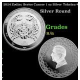 2024 Zodiac Series Cancer 1 oz Silver Tokelau $5