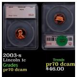 2003-s Proof Lincoln Cent 1c pr70 dcam SEGS