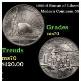 1986-d Statue of Liberty Modern Commem Half Dollar