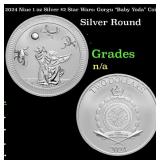 2024 Niue 1 oz Silver $2 Star Wars: Gorgu "Baby Yo