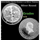 2024 Zodiac Series Gemini 1 oz Silver Tokelau $5