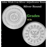 John Wick 2 oz Silver Adjudicator Round