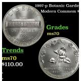 1997-p Botanic Garden Modern Commem Dollar $1 ms70