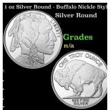 1 oz Silver Round - Buffalo Nickle Style