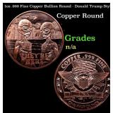 1oz .999 Fine Copper Bullion Round - Donald Trump