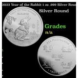 2023 Year of the Rabbit 1 oz .999 Silver Round