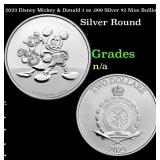 2023 Disney Mickey & Donald 1 oz .999 Silver $2 Ni