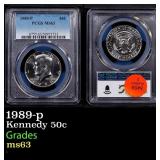 PCGS 1989-p Kennedy Half Dollar 50c ms63 PCGS