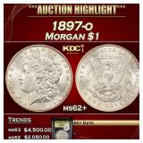 1897-o Morgan Dollar $1 ms62+ USCG