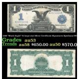 1899 $1 large size Silver Certificate "Black Eagle