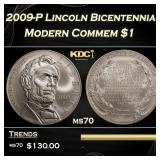2009-P Lincoln Bicentennial Modern Commem Dollar $