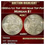 1900-o/cc Top 100 Morgan Dollar Near Top Pop! $1 m