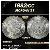1882-cc Morgan Dollar $1 ms65+ SEGS