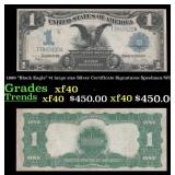 1899 $1 large size Silver Certificate "Black Eagle