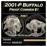 2001-P Buffalo Proof Modern Commem Dollar $1 pr70