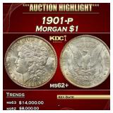 1901-p Morgan Dollar $1 Select Unc USCG