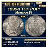 1899-s Morgan Dollar TOP POP! $1 ms67+ SEGS