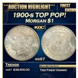 1900-s Morgan Dollar TOP POP! $1 ms67 SEGS