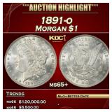 1891-o Morgan Dollar $1 ms65+ SEGS