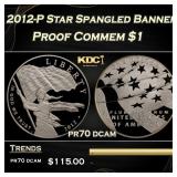 2012-P Star Spangled Banner Proof Modern Commem Do