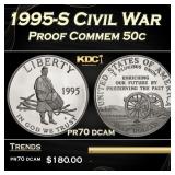 1995-S Civil War Proof Modern Commem Half Dollar 5
