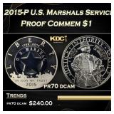 2015-P U.S. Marshals Service Proof Modern Commem D