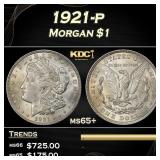 1921-p Morgan Dollar $1 Grades GEM+ Unc