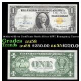 1935A $1 Silver Certificate North Africa WWII Emer