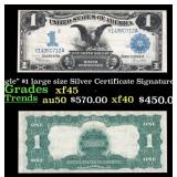 1899 $1 large size Silver Certificate "Black Eagle