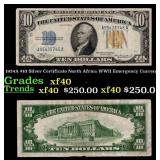 1934A $10 Silver Certificate North Africa WWII Eme