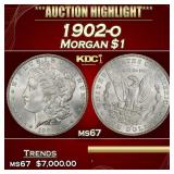 1902-o Morgan Dollar $1 ms67 SEGS