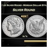 1 oz Silver Round - Morgan Dollar Style