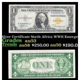 1935A $1 Silver Certificate North Africa WWII Emer