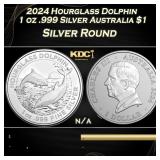 2024 Hourglass Dolphin 1 oz .999 Silver Australia