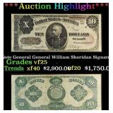 1891 $10 Treasury Note General General William She