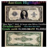 **Star Note** 1923  $1 large size Silver Certifica